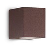 Миниатюра фото уличный настенный светильник ideal lux up ap1 coffee | 220svet.ru