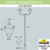 Миниатюра фото парковый фонарь fumagalli horeb adam/simon 2l u33.208.m20.ayh27 | 220svet.ru
