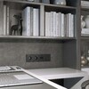 Миниатюра фото накладка для двойной розетки еthernet rj-45 werkel hammer черные w1291108 | 220svet.ru