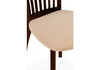 Миниатюра фото стул деревянный woodville лидиос велюр тедди 008 / орех темный 639336 | 220svet.ru