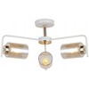 Миниатюра фото потолочная люстра illumico il8248-3cou-79 wh gd | 220svet.ru