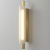 Миниатюра фото настенный светодиодный светильник crystal lux tunnel ap10 led brass | 220svet.ru