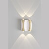 Миниатюра фото настенный светодиодный светильник crystal lux clt 022w2 wh-go 4000k | 220svet.ru