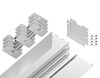 Миниатюра фото профиль накладной/подвесной для светодиодной ленты ambrella illumination profile system gp2550wh | 220svet.ru