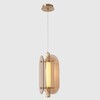 Миниатюра фото подвесной светильник crystal lux amarillo sp18w led brass | 220svet.ru