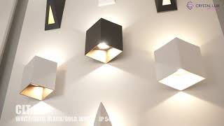 Миниатюра фото настенный светильник crystal lux clt 227w wh | 220svet.ru