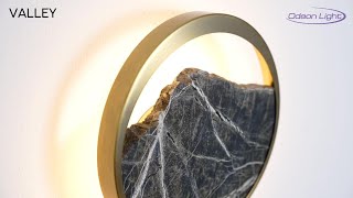 Миниатюра фото настенный светильник odeon light valley 4359/9wl бронзовый | 220svet.ru