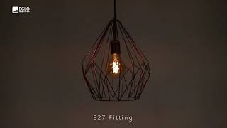 Миниатюра фото подвесной светильник eglo vintage 49258 | 220svet.ru